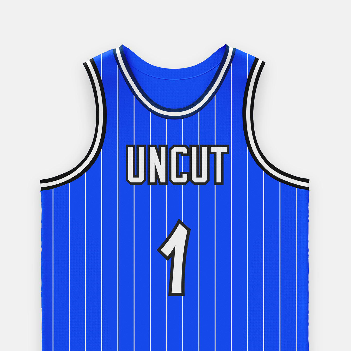 Orlando Magic-style Blue Pinstripe Basketball Jersey