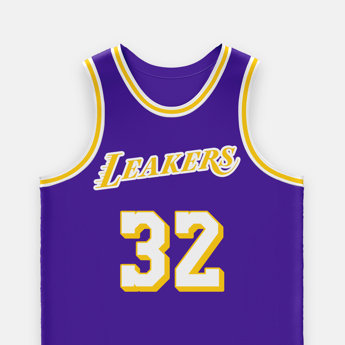 Lakers-style Purple & Gold Custom Basketball Jersey