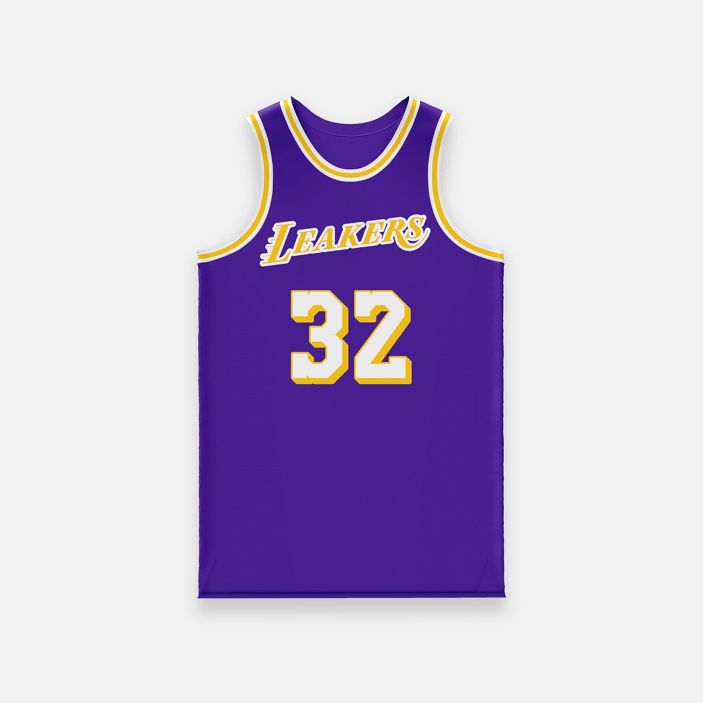 Lakers-style Purple & Gold Custom Basketball Jersey