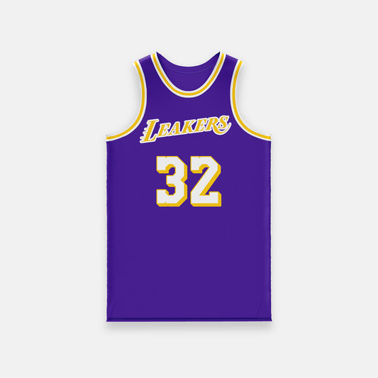Lakers-style Purple & Gold Custom Basketball Jersey