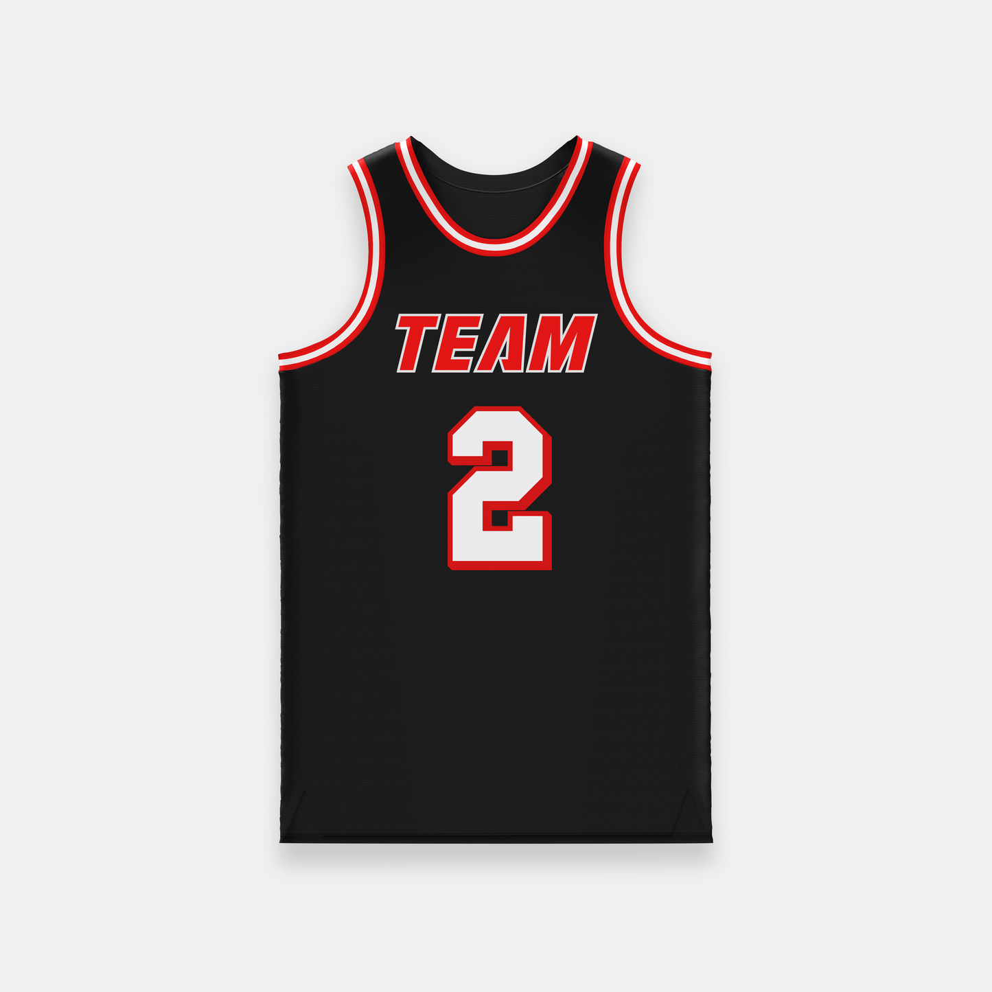 Miami Heat-Style Black Basketball Jersey