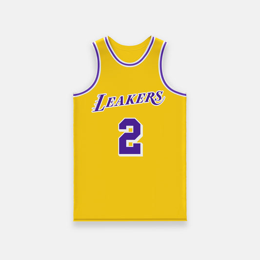 Los Angeles Yellow & Purple Classic Basketball Jersey
