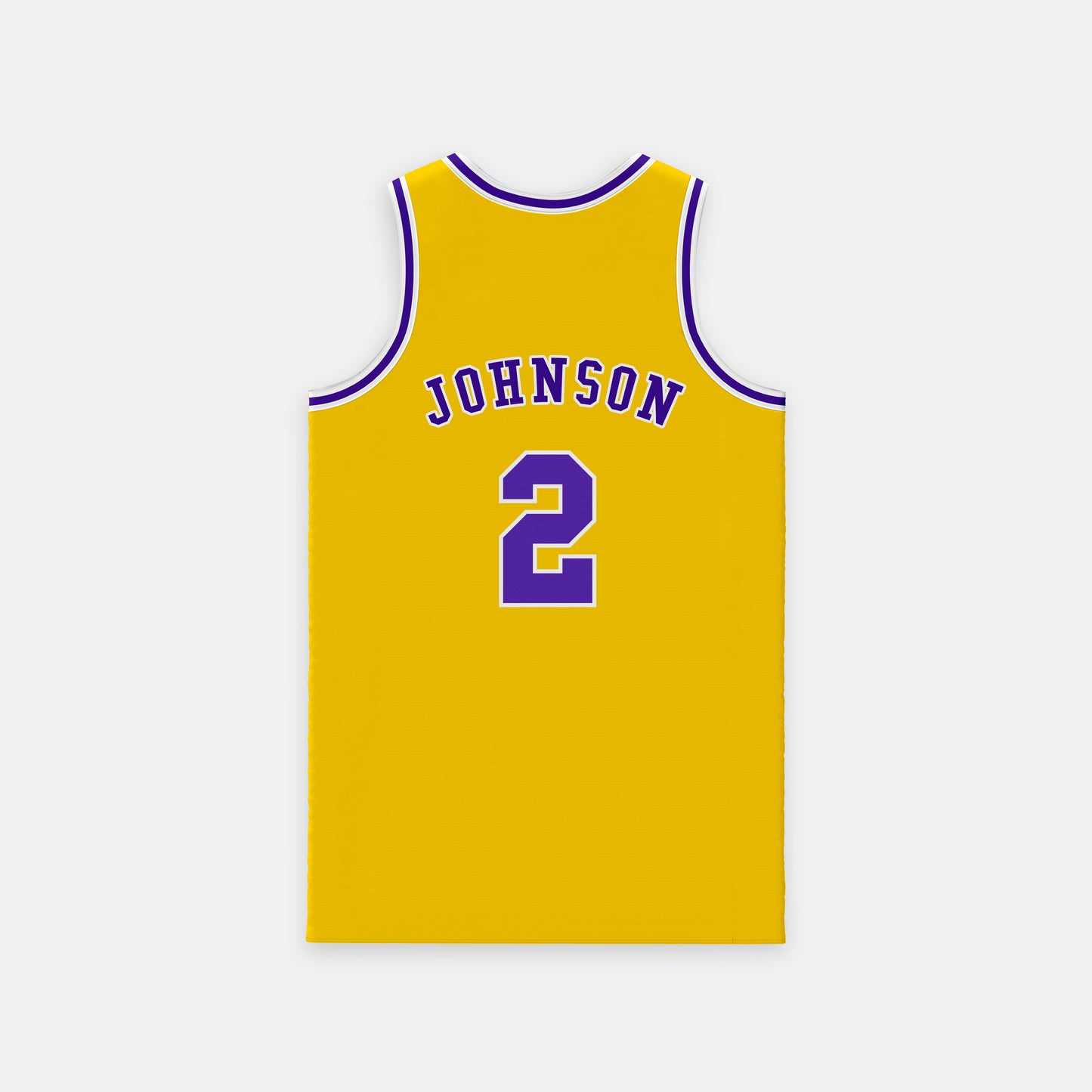 Los Angeles Yellow & Purple Classic Basketball Jersey