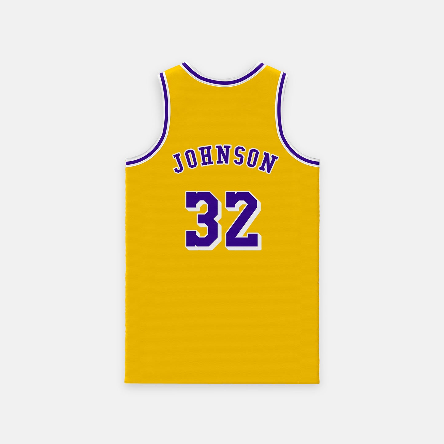 Lakers-style Gold & Purple Basketball Jersey